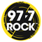 97.7 Rock - CFGP-FM Logo