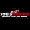 106.9 Really Rocks - WRCG Logo