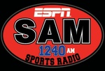 SAM 1240 AM - KSAM Logo