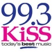 KiSS 99.3 - CKGB-FM Logo