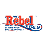 104.9 The Rebel - WRBF Logo