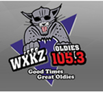 Oldies 105.3 The Kat - WXKZ-FM Logo