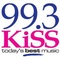 KiSS 99.3 - CKGB-FM Logo