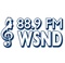 88.9 FM WSND - WSND-FM Logo