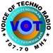 Techno Radio 107.7 FM Logo