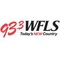 93.3 WFLS - WFLS-FM Logo