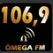 106,9 Ômega FM Logo