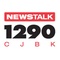 NewsTalk 1290 - CJBK Logo