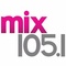 MIX 105.1 - WOMX-FM Logo