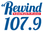 Rewind 107.9 - WRWN Logo