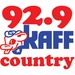 92.9 KAFF Country - KAFF-FM Logo