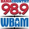 Bama Country 98.9 - WBAM-FM Logo