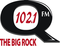 The Big Rock Q102 - WQLF Logo