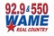 Real Country 92.9 - WAME Logo