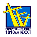 Family Values Radio 1010 - KXXT Logo