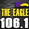 106.1 The Eagle - WPTN Logo