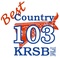 Best Country 103 - KRSB-FM Logo