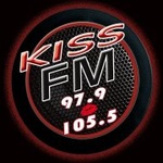 97.9/105.5 Kiss FM - WSKU Logo