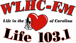 Life 103.1 FM - WLHC Logo