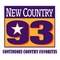 New Country 93 - KKNU Logo