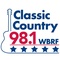 Classic Country 98.1 - WBRF Logo