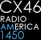 CX46 Radio America 1450 Logo