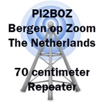 PI2BOZ 430.025 MHz Bergen op Zoom Repeater Logo