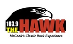 103.9 The Hawk - KQHK Logo