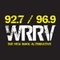 92.7/96.9 WRRV - WRRB Logo