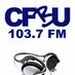 CFBU 103.7 FM Logo