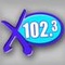 X-102.3 - Love Jazz Logo