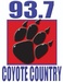 93.7 The Coyote - KYTI Logo