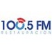 100.5 FM Restauración Logo