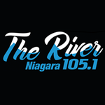 105.1 The River - CJED-FM Logo