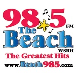 98.5 The Beach - WSBH Logo