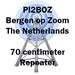 PI2BOZ 430.025 MHz Bergen op Zoom Repeater Logo