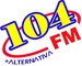 Rádio 104 FM + Alternativa Logo