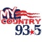 My Country 93.5 - KKDT Logo