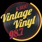 98.7 Vintage Vinyl - KRQU Logo