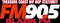 90.5 Blazin FM Logo