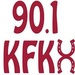 90.1 The X - KFKX Logo