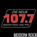 DIE NEUE 107.7 - Modern Rock Logo