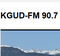 KGUD-FM 90.7 - KOUD Logo