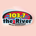 103.7 The River - KODS Logo