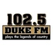 102.5 Duke FM - KDKE Logo