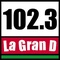 La Gran D - KDUT Logo