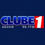 Rádio Clube 1 96,7 FM / 660 AM Logo