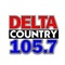 Delta Country 105.7 - WDTL Logo