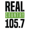 Real Country 105.7 - CIBQ-FM Logo