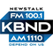 FM News 100.1 and 1110 KBND - KBND Logo